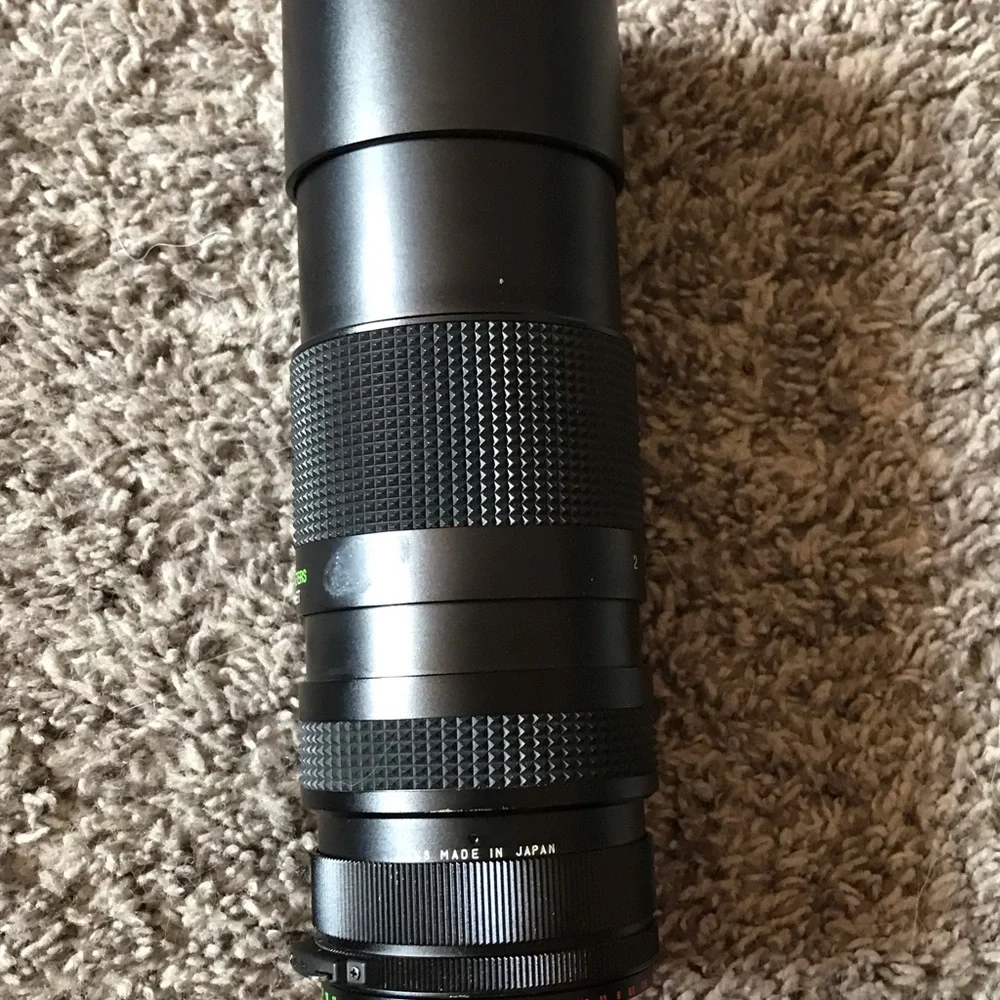 5 never used in tact Nikon/Vivtar lenses